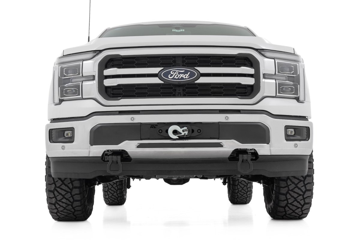 Ford F-150 Hidden Winch Mount - Rough Country - PRO9500S - '21-'25